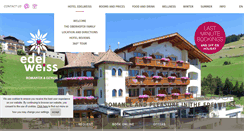 Desktop Screenshot of hotel-edelweiss.it