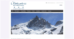 Desktop Screenshot of hotel-edelweiss.com