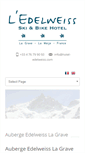Mobile Screenshot of hotel-edelweiss.com